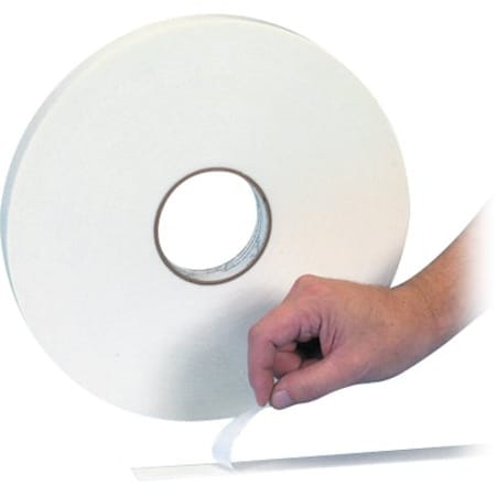 Tape Logic Tape Logic Double Sided Foam Tape, 1/32", 1/2" x 72 yds., White, PK24 T943116